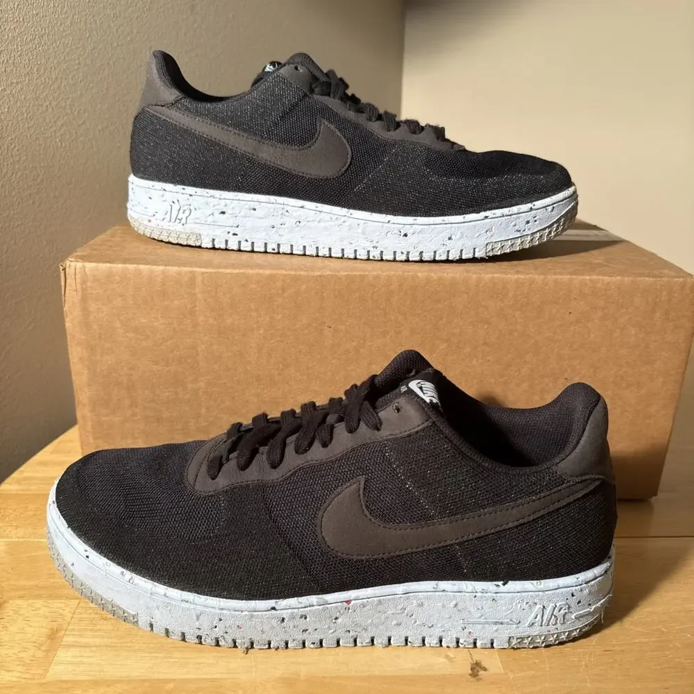 Nike Air Force 1 Crater Black Photon Dust 2020 - Size 14 - ct1986-002 Preowned